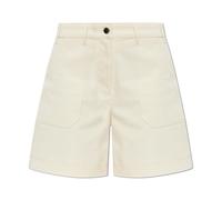 Moncler, Femme, Shorts, Beige, Taille: 36 FR Short avec Poches