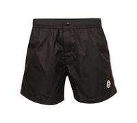 Moncler - Short de bain à finitions tricolores - Homme - Maillots de bain - Noir - Taille: M