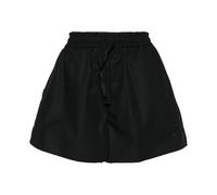Moncler - Short Popeline avec Logo Appliqué - Femme - Shorts - Noir - Taille: 36 FR