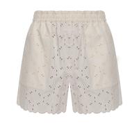 Moncler, Femme, Shorts, Beige, Taille: 40 FR Shorts avec découpes en dentelle