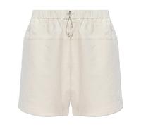 Moncler - Shorts Avec Écusson Logo - Femme - Shorts - Beige - Taille: 38 FR