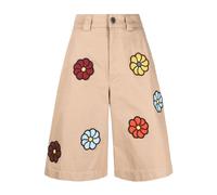 Moncler - Shorts en coton à patchs - Femme - Shorts - Multicolore - Taille: 34 FR