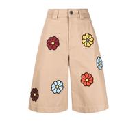 Moncler - Shorts en coton à patchs - Femme - Shorts - Multicolore - Taille: 36 FR