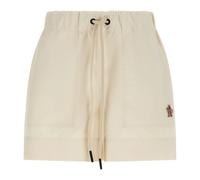 Moncler - Technical Froissé Shorts - Femme - Shorts - Beige - Taille: 40 FR