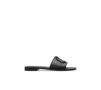 Moncler - Slides en Caoutchouc - Femme - Chaussures - Noir - Taille: 35 EU