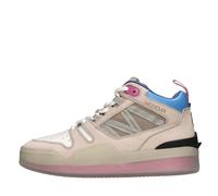 Moncler - Baskets en Cuir Nubuck Réfléchissant - Femme - Chaussures - Multicolore - Taille: 37 EU