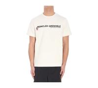 Moncler - SS T-Shirt - Homme - Tops - Beige - Taille: L