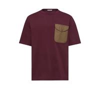 Moncler - SS T-Shirt - Homme - Tops - Rouge - Taille: L