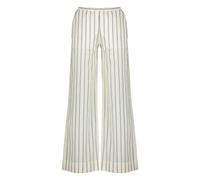Moncler, Femme, Pantalons, Blanc, Taille: 36 FR Striped Wide Pantalons