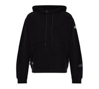 Moncler - Sweat à capuche en coton Logo - Homme - Sweatshirts et sweats à capuche - Noir - Taille: S