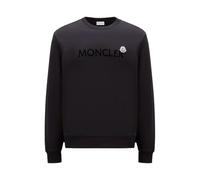 Moncler - SweaT-shirt à patch logo - Homme - Sweatshirts et sweats à capuche - Noir - Taille: XL