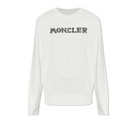 Moncler - SweaT-shirt Logo Brodé - Homme - Sweatshirts et sweats à capuche - Blanc - Taille: S