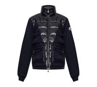 Moncler - SweaT-shirt matelassé devant - Femme - Sweatshirts et sweats à capuche - Bleu - Taille: 36 FR