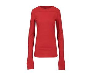 Moncler - T-Chemises - Femme - Tops - Rouge - Taille: 38 FR