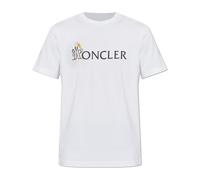 Moncler - T-shirt à logo - Homme - Tops - Blanc - Taille: L