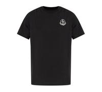 Moncler - T-shirt à logo imprimé - Homme - Tops - Noir - Taille: S