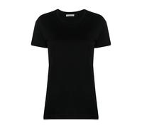 Moncler - T-shirt à patch logo - Femme - Tops - Noir - Taille: 40 FR