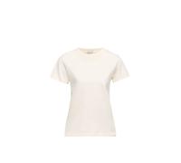 Moncler - T-shirt à Manches Courtes et Col Rond - Femme - Tops - Beige - Taille: 42 FR