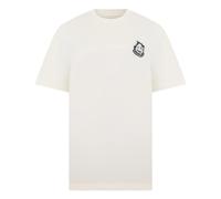 Moncler - T-shirt en coton avec logo - Homme - Tops - Beige - Taille: M