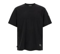 Moncler - T-shirt en coton avec logo - Homme - Tops - Noir - Taille: L