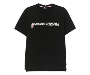 Moncler - T-shirt Grenoble en mélange de coton - Homme - Tops - Noir - Taille: L