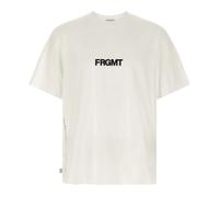 Moncler - T-shirt à motif logo - Homme - Tops - Blanc - Taille: M
