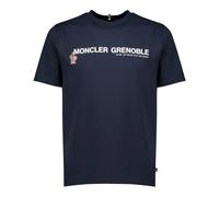 Moncler - T-shirt imprimé - Homme - Tops - Bleu - Taille: XL