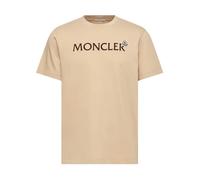 Moncler - T-Shirt Logo Classique - Homme - Tops - Beige - Taille: M