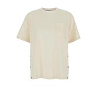 Moncler - T-shirts et Polos Blancs SS Tee - Femme - Tops - Blanc - Taille: 36 FR