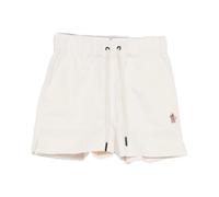 Moncler - Technical Froissé Shorts - Femme - Shorts - Blanc - Taille: 36 FR