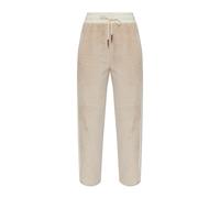 Moncler - Teddy Pantalons de survêtement - Femme - Pantalons - Beige - Taille: 40 FR