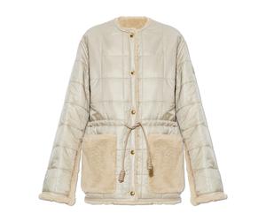 Moncler - Tipule Jacket - Femme - Vestes - Beige - Taille: 36 FR