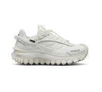 Moncler - Baskets en cuir - Femme - Chaussures - Blanc - Taille: 39 EU