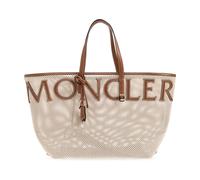 Moncler - Très Grand Sac Cabas en Maille - Femme - Sacs - Beige - Taille: ONE Size