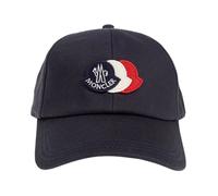 Moncler - Triple Logo Cap - Homme - Accessoires - Bleu - Taille: ONE Size