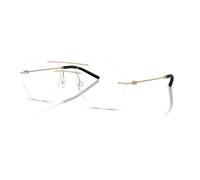 Moncler, unisex, Accessoires, Jaune, Taille: 55 MM Monture Lunettes Me1003 Or Mat