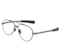 Moncler Unisex Moncler ME1008 1002 Montures optiques Métal Gris Transparent Pilote Normale