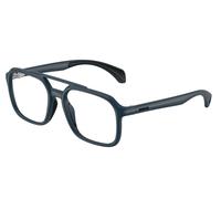 Moncler Unisex Moncler ME3002 5008 Montures optiques Injecté Bleu Transparent Carré Normale