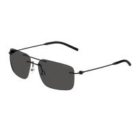 Moncler Unisex Moncler ME4003 DOPPLER 100187 Lunettes de soleil Acier Noir Gris Carré Normale