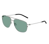 Moncler Unisex Moncler ME4004 ALUMNI 100582 Lunettes de soleil Acier Gris Vert Pilote Normale
