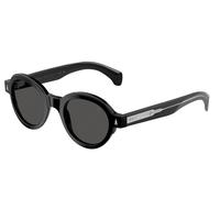 Moncler Unisex Moncler ME6003 RONDOSA 300187 Lunettes de soleil Acétate Noir Gris Ronde Normale