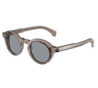 Moncler Unisex Moncler ME6012 AURONE 300987 Lunettes de soleil Acétate Gris Gris Ronde Normale