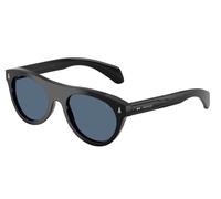 Moncler Unisex Moncler ME6022U SPLASH 300180 Lunettes de soleil Acétate Noir Bleu Ronde Normale