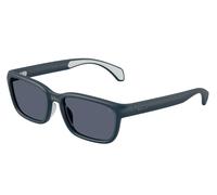 Moncler Unisex Moncler ME8002 SLICKA 50082V Lunettes de soleil Injecté Bleu Bleu Pillow Polarisé