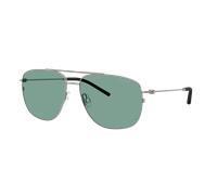 Moncler Unisex Sunglass Alumni - Couleur du Monture: Gunmetal brillant, Couleur de Lentille: Pétrole Vert