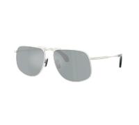 Moncler Unisex Sunglass ME4014 Vitessa - Couleur du Monture: Argent Mat, Couleur de Lentille: Effet miroir bleu