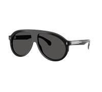 Moncler Unisex Sunglass ME6001 Fhaite - Couleur du Monture: Noir brillant, Couleur de Lentille: Gris foncé
