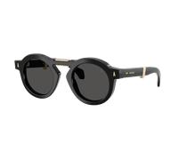 Moncler Unisex Sunglass ME6019U Glisse - Couleur du Monture: Noir brillant, Couleur de Lentille: Gris foncé uni