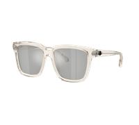Moncler Unisex Sunglass ME6026 Clasico - Couleur du Monture: Beurre transparent, Couleur de Lentille: Argent effet miroir
