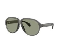 Moncler Unisex Sunglass ME8001 Halcyonne - Couleur du Monture: Gris mat, Couleur de Lentille: Vert